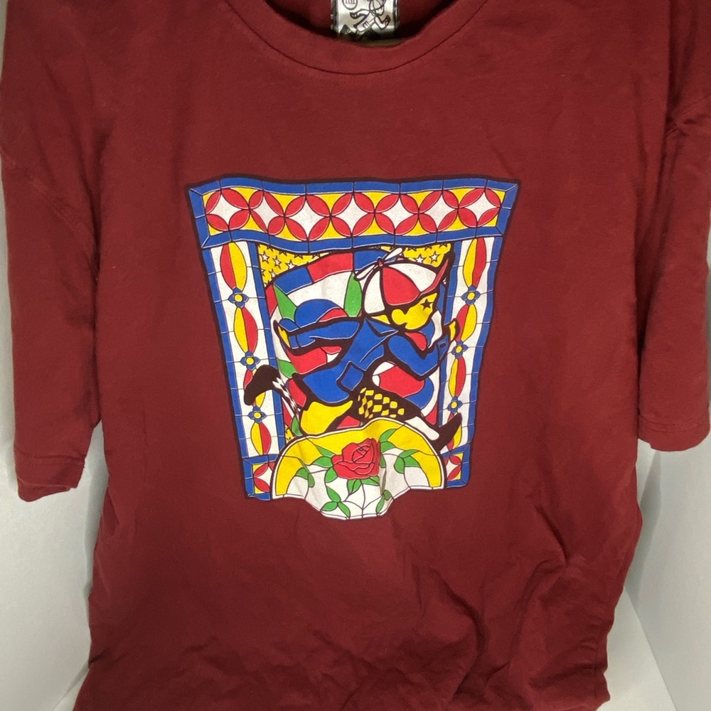 Play Cloths Stylish Graphic Tee - Burgundy